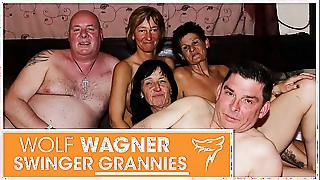 Elderly swingers engage in a gross and unhealthy orgy, not for the faint-hearted.